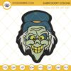 Ezra Haunted Mansion Face Embroidery Files, Disney Ghost Embroidery Designs