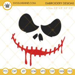 Joker Face Machine Embroidery Design Files