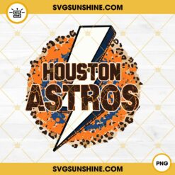 Houston Astros PNG, Astros Lightning PNG File Designs