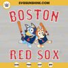 Bluey Boston Red Sox Baseball SVG PNG DXF EPS