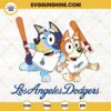 Bluey Los Angeles Dodger Baseball SVG PNG DXF EPS