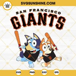 Bluey San Francisco Giants Baseball SVG PNG DXF EPS