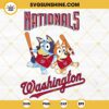 Bluey Washington Nationals Baseball SVG PNG DXF EPS