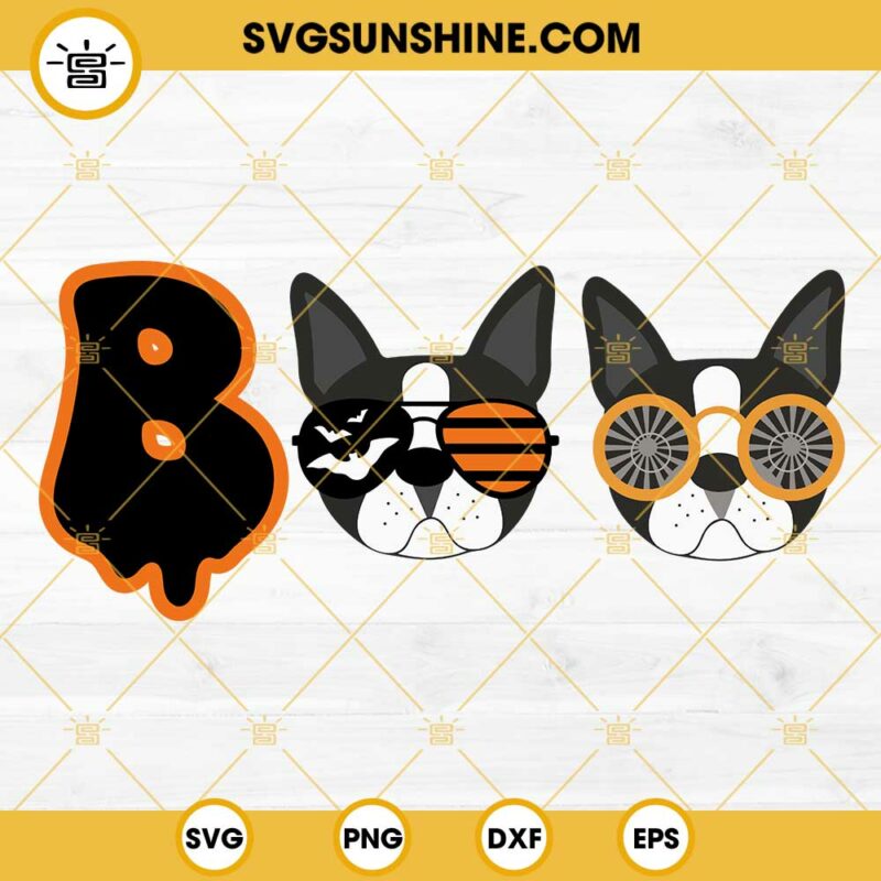 Spooky Portrait Of A Boston Terrier  Dog  In A Halloween Setup In Generative Ai Created Image287971277