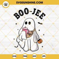 Boo Jee SVG, Boo Ghost Halloween SVG, Boo SVG