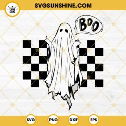 Boo Ghost Middle Finger SVG PNG DXF EPS Cut Files For Cricut Silhouette