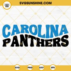 Carolina Panthers Football SVG PNG DXF EPS Cut Files