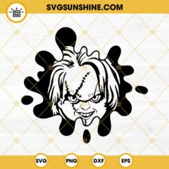 Child's Play Chucky Blood Effect SVG PNG DXF EPS Cricut