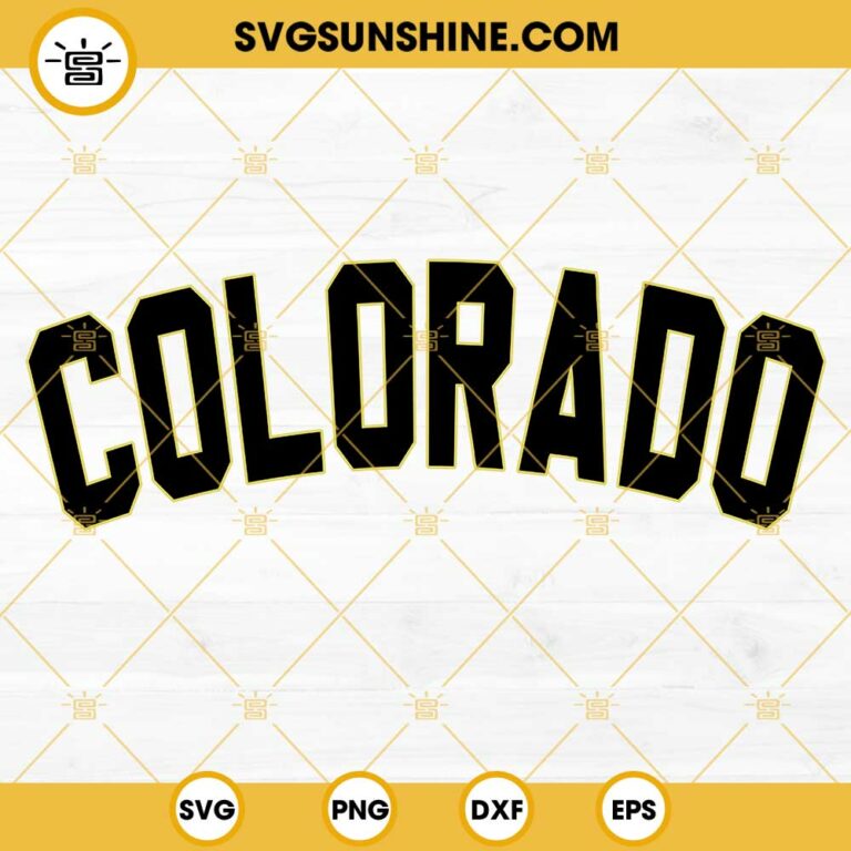 Colorado Svg Colorado Buffaloes Football Svg Cut File 