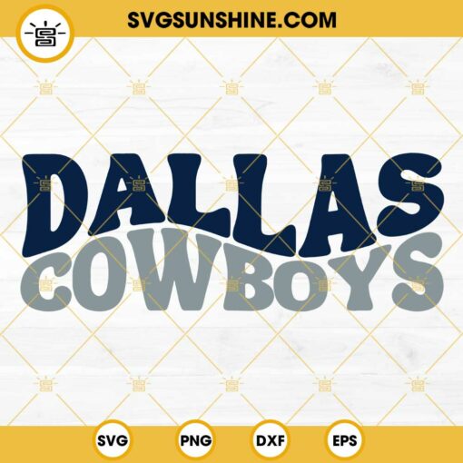 Dallas Cowboys Football SVG PNG DXF EPS Cut Files