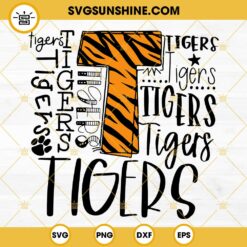 Detroit Tigers SVG, Tigers Mascot SVG PNG DXF EPS Cut Files