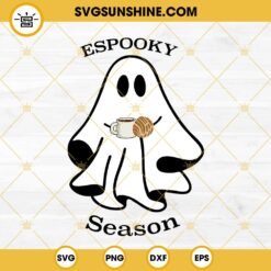 Espooky Season SVG, Spooky Conchas SVG, Halloween Mexican Ghost SVG