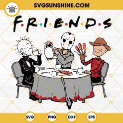 Freddy Krueger Jason Voorhees Friends SVG PNG DXF EPS Cricut