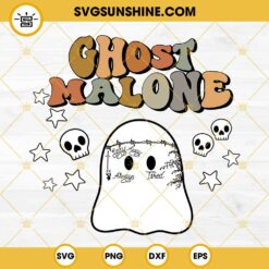 Ghost Malone SVG PNG, Funny Ghost Instant Download, Halloween SVG, Cute Ghost SVG