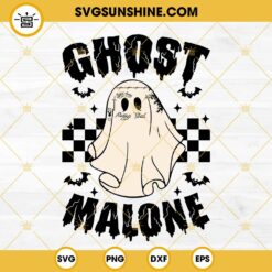 Ghost Malone SVG PNG, Cute Ghost SVG, Funny Halloween SVG