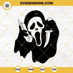 Ghostface SVG, Scream Horror SVG, Ghostface Calling SVG