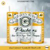 Green Bay Packers Genuine Kings Of Football Skinny Tumbler Design PNG File Digital Download