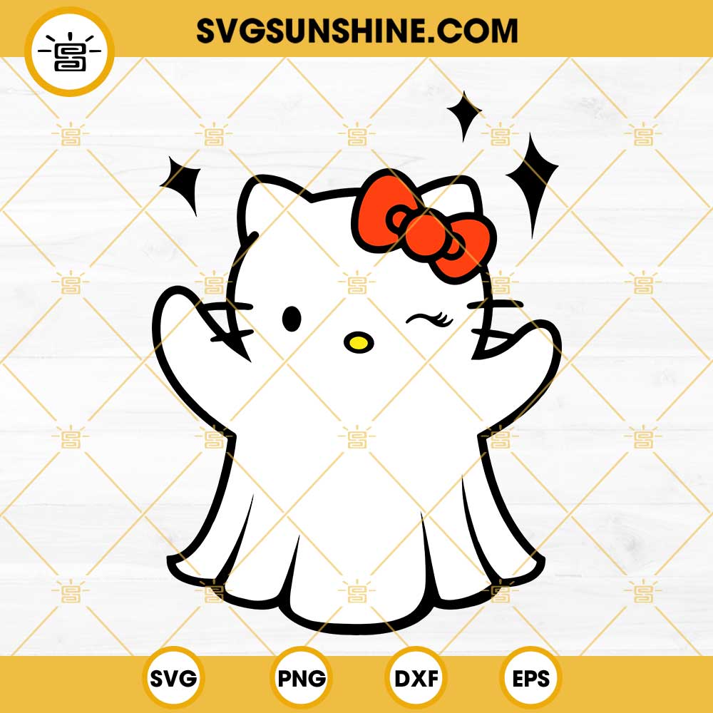 Halloween Hello Kitty Horror SVG - SVGbees