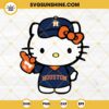 Hello Kitty Houston Astros SVG PNG EPS DXF Cricut Files