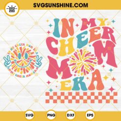 Cheer Mom Purple And Yellow Gold SVG, Leopard  Cheer Mom SVG, Messy Bun Cheer Mom SVG PNG DXF EPS Cricut