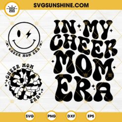 Cheer Mom PNG, Cheerleading Mom PNG, Pom Pom PNG, Leopard Print Mom PNG