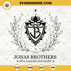 Jonas Brothers Five Albums One Night SVG, Jonas Brothers 2023 Tour SVG, Jonas Brothers SVG