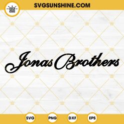 Jonas Brothers SVG Digital Download
