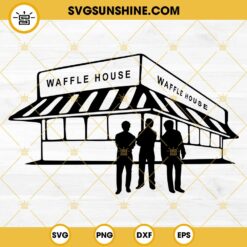 Jonas Brothers Waffle House SVG PNG DXF EPS Cut Files For Cricut Silhouette