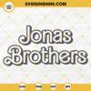 Jonas Brothers in Barbie Font SVG, Jonas Brothers SVG Cricut Silhouette
