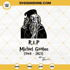Michael Gambon SVG, RIP Michael Gambon 1940 – 2023 Svg, Dumbledore Harry Potter SVG PNG DXF EPS Cricut