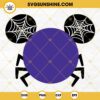 Mickey Spider Halloween SVG, Mouse Spider Web Halloween SVG