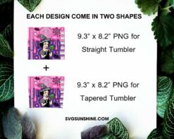 Snow White Halloween Starbucks Coffee 3D Puff 20oz Tumbler Wrap PNG Designs