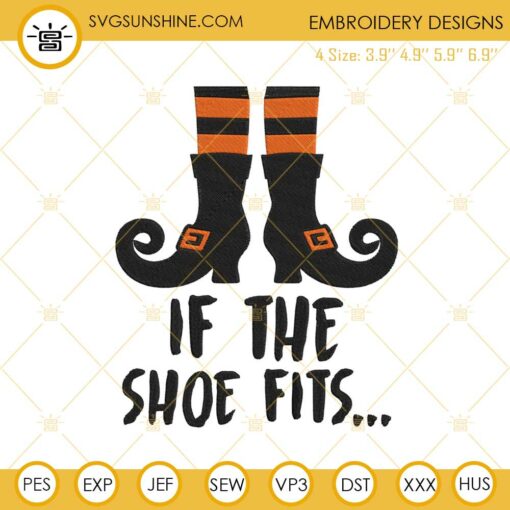 If the shoe fits Witch Legs Embroidery Design Files, Witch Shoes Embroidery Designs