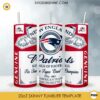 New England Patriots Genuine Kings Of Football Skinny Tumbler Design PNG File Digital Download