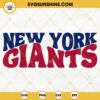 New York Giants Football SVG PNG DXF EPS Cut Files