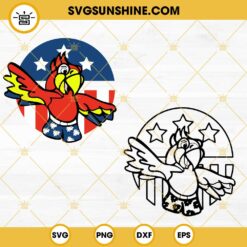 Parrot Head US Flag SVG Bundle, Parrothead Jimmy Buffett SVG Cut File