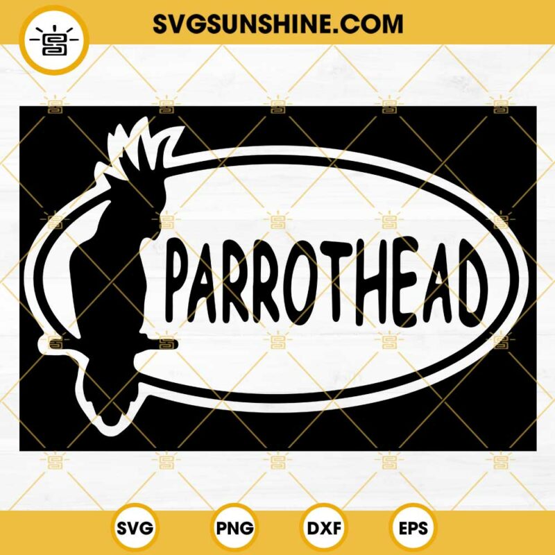 Parrothead Jimmy Buffett SVG, Parrot Head SVG, Buffett SVG