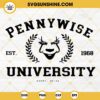 Pennywise University SVG, Halloween SVG, Horror Movie Scary SVG