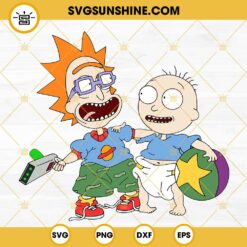 Rick And Morty Rugrats SVG, Chuckie Finster SVG, Tommy Pickles SVG, Cartoon SVG PNG DXF EPS