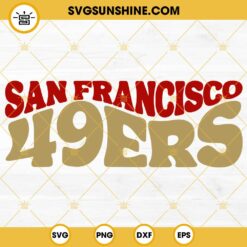 San Francisco 49ers Football SVG PNG DXF EPS Cut Files
