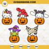 Sanrio Characters Halloween SVG, Hello Kitty Pumpkin SVG, Kuromi SVG, Keroppi SVG, Cinnamoroll SVG, My Melody SVG
