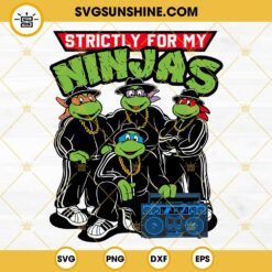 Teenage Mutant Ninja Turtles D.M.C Hiphop SVG PNG DXF EPS Cricut