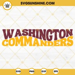 Washington Commander American Flag SVG, Washington Football SVG PNG DXF EPS Cut Files
