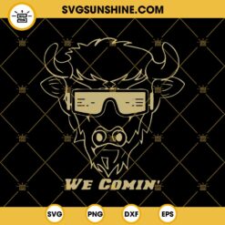 We Comin SVG, Colorado Buffaloes Mascot SVG, Colorado Football SVG