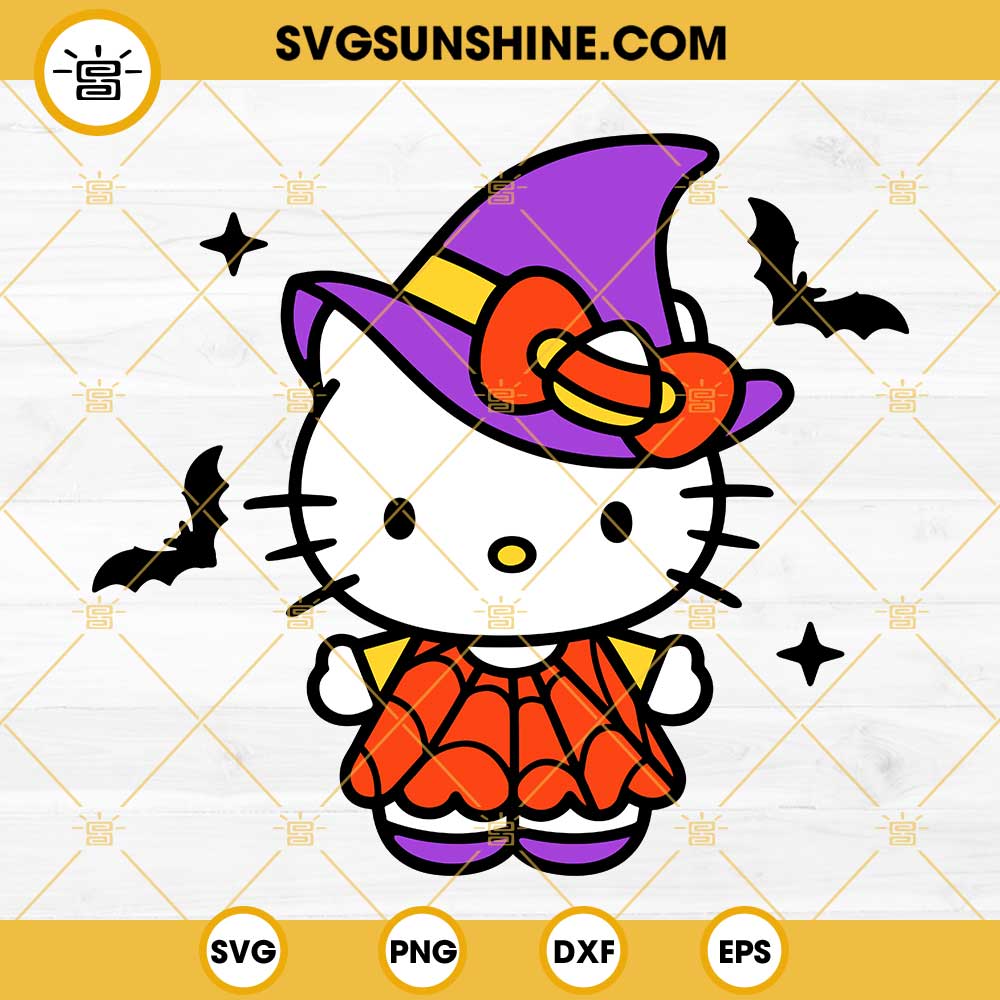 Halloween Hello Kitty Horror SVG - SVGbees