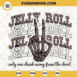 Drowning My Pain With A Bottle And Mary Jane SVG, Jelly Roll SVG PNG DXF EPS Cricut