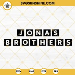 The Jonas Brothers SVG PNG DXF EPS