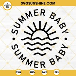 Summer Baby SVG, Jonas Brothers Song SVG PNG DXF EPS Cut Files