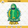I'm Pickle Rick SVG, Funny Rick And Morty SVG PNG DXF EPS Files