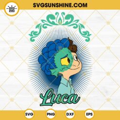 Luca SVG, Cartoon SVG, Disney Pixar Movie SVG PNG DXF EPS Cricut
